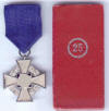 Treudienst Ehrenzeichen für 25 Dienstjahre Rückseite mit Verleihungsschachtel