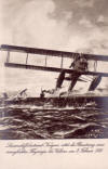 Linienschiffsleutnant Konjovic rettet die Besatzung eines verunglückten Flugzeuges bei Valona am 2. Februar 1916